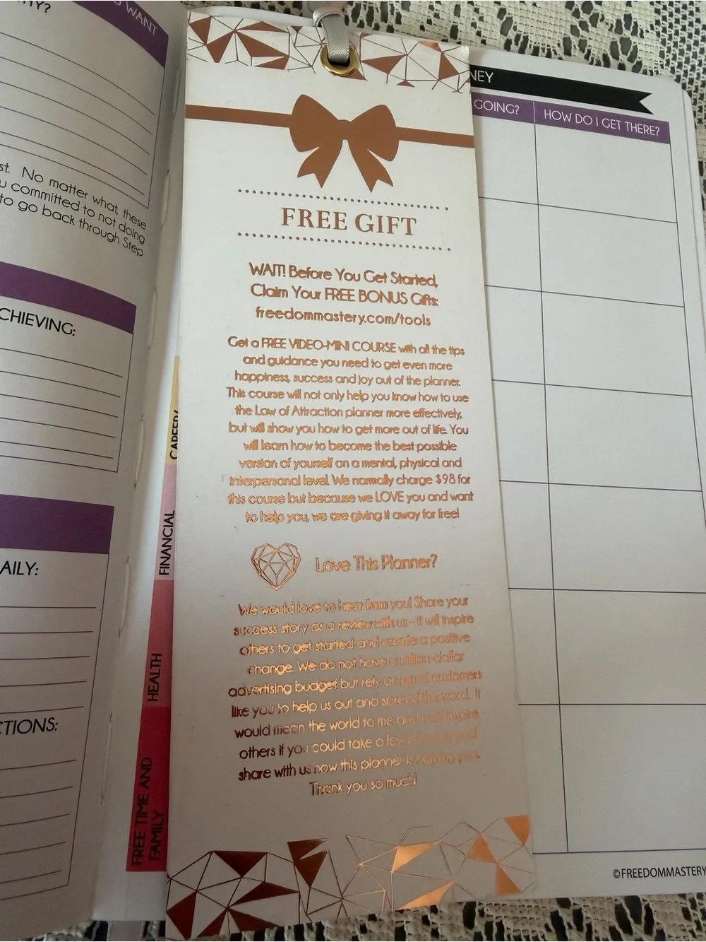 Law of Attraction Planner